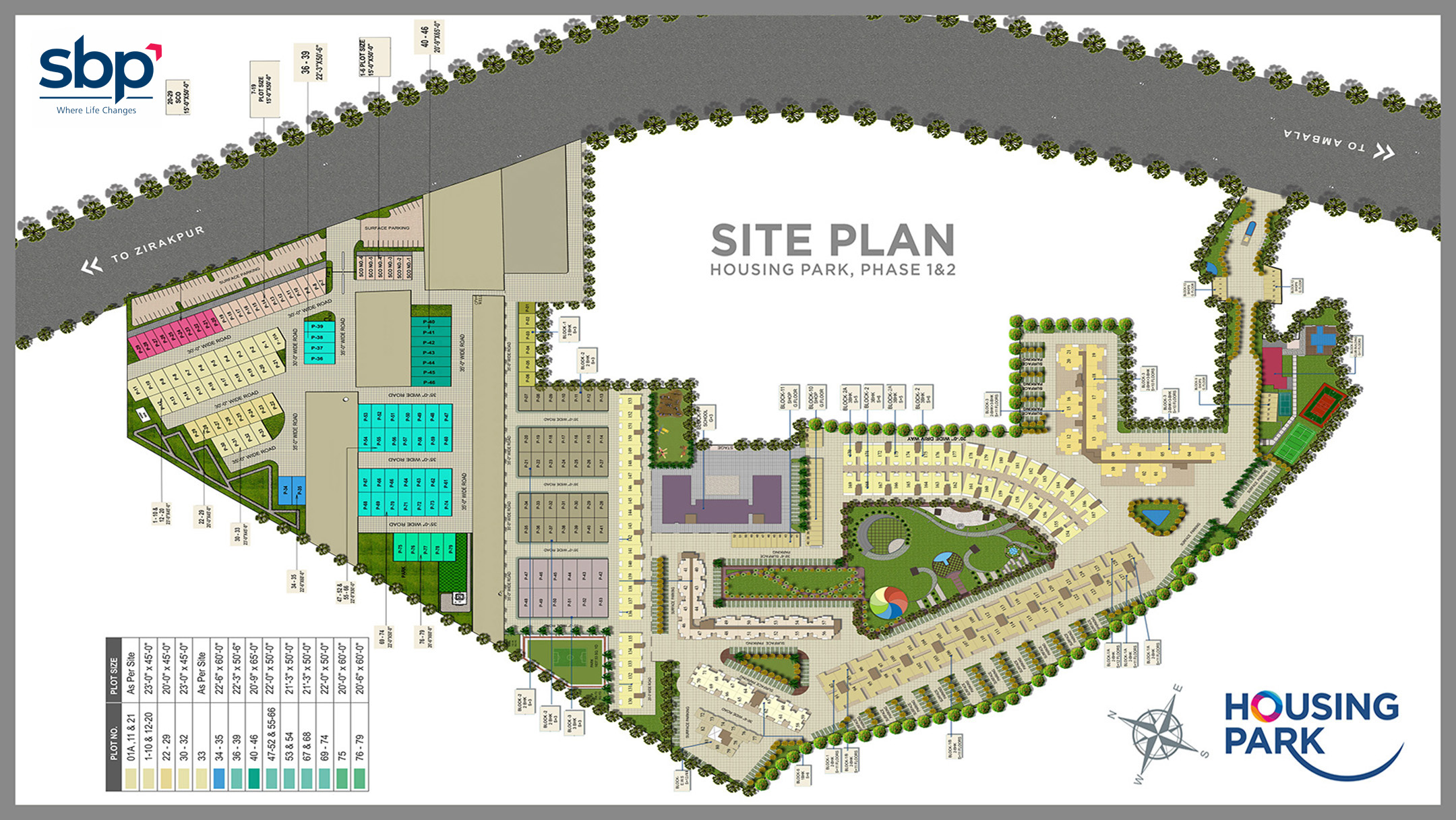 SBP Housing Park - Site-Plan-Combine-New-4  SBP Housing Park SBP Housing Park Site Plan Combine New 4